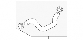 Upper cooling pipe Mazda 3 14-18 BM 2.0