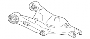Lower control arm for rear left spring, Jaguar F-Pace X761 17-20