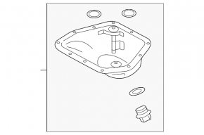 Oil pan Subaru Forester 19-24 SK 2.5 FB25D