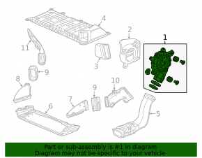 Honda Accord 14-15 hybrid battery cooling fan