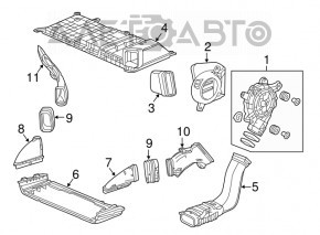 Honda Accord 14-15 hybrid battery cooling fan