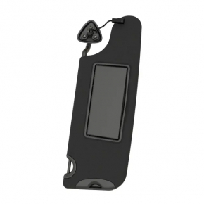 Visor right Dodge Challenger 15-16 rest black, without hook