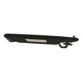 Visor right Dodge Challenger 15-16 rest black, without hook