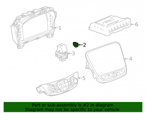 POWER button Chevrolet Volt 11-15