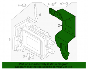 Electric Heater Bracket Polestar 2 21-