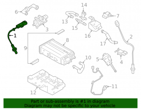 Lambda probe rear first Kia Sorento 14-15 3.3