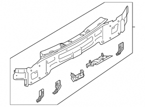 Rear panel VW Atlas 18-24 2 parts