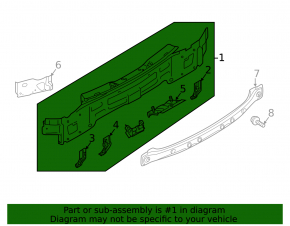 Rear panel VW Atlas 18-24 2 parts