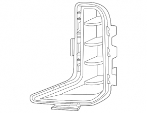 Front bumper grille left BMW X6 G06 24-26