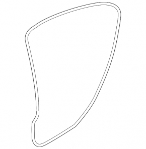 Door seal rear left BMW 5 G30 17-23