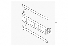 Radiator deflector blinds Toyota Rav4 19-22 hybrid