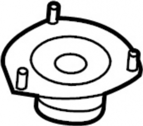 Front left shock absorber support Nissan Rogue 21-23