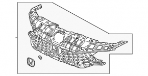 Honda Civic 2025-26 grille