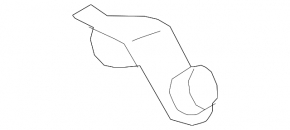 Rear left muffler bracket Chevrolet Equinox 18-22