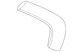 Rear right wing arch trim GMC Terrain 18- structure