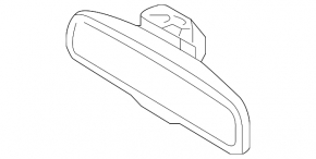 Interior mirror Hyundai Elantra AD 17-20 auto-dimming, with control