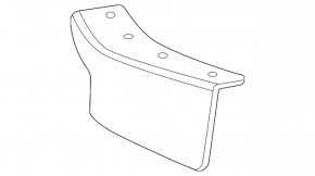 Front bumper mudguard right Chevrolet Equinox EV 24-26