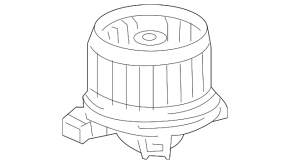 Heater Fan Motor Toyota Sequoia 08-16