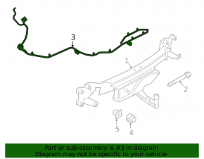 The towbar wiring for a Porsche Cayenne 19-26 is broken, the connector latch is broken, and the ground wire is torn off.