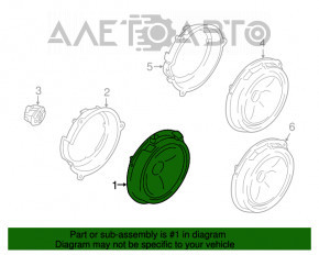 Front right door speaker Ford Ecosport 18-22