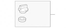 Toyota Highlander 14-19 oil filler cap