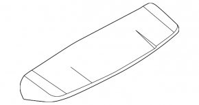 Spoiler for the trunk door BMW X5 G05 19-23