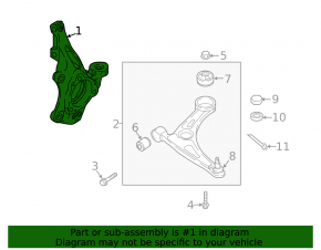 Front left axle Hyundai Ioniq 17-22