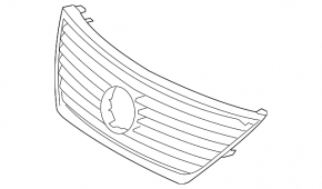 Radiator grille grill Lexus LS460 07-09 dorest, under radar cruise