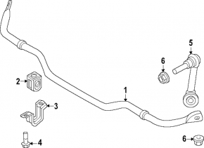 Rear stabilizer Nissan Ariya 23-25 AWD