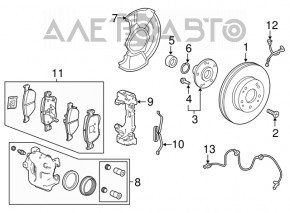ABS sensor front right Honda Accord 18-22