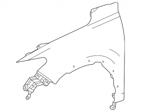 Front left fender Honda HR-V 23-26