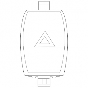 BMW X1 F48 16-22 hazard warning light button with drive assist