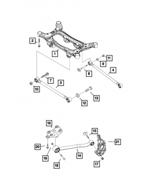 Rear right axle Jeep Renegade 15- AWD rusty, with ABS sensor