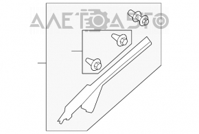 Right front pillar trim for Honda Civic 4D 06-09