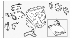 Heater assembly for Toyota Rav4 2006-2010