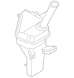 Washer reservoir Hyundai Elantra UD 14-16 rest without cover TYC