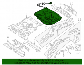 Ford Explorer 11-19 Trunk Tray