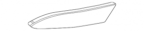 Reflector right Ford Focus mk3 11-18 4d