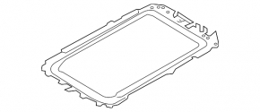 Hatch mechanism frame Lincoln MKX 16-16