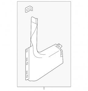 Front pillar trim lower left Ford Mustang mk6 15- black