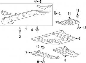 Front Bumper Guard Ford Edge 15-18