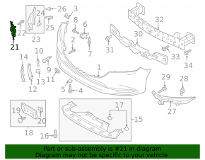 Brake Disc Duct Bracket Front Right Mazda 6 18-21