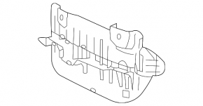 Mudguard threshold rear left Volkswagen ID.4 21-23
