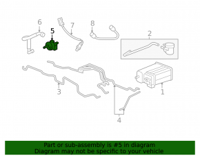 Chevrolet Volt 11-15 Fuel Vapor Purge Valve