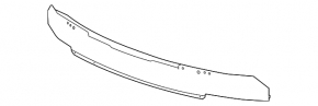 Front Bumper Reinforcement Chevrolet Malibu 13-15