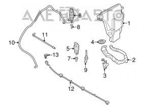 Mini Cooper Countryman R60 11-16 washer fluid level sensor