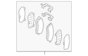 Subaru B9 Tribeca Front Brake Pads