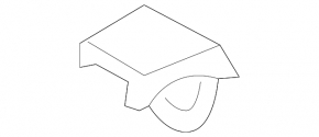 Rear right muffler bracket Volvo XC60 18-23