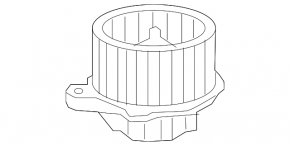 Motor heater fan Chevrolet Bolt EV 17-23