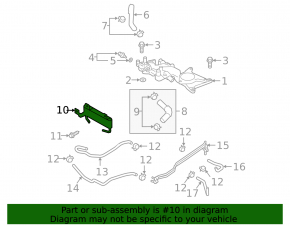 Subaru Outback 20-25 automatic transmission radiator